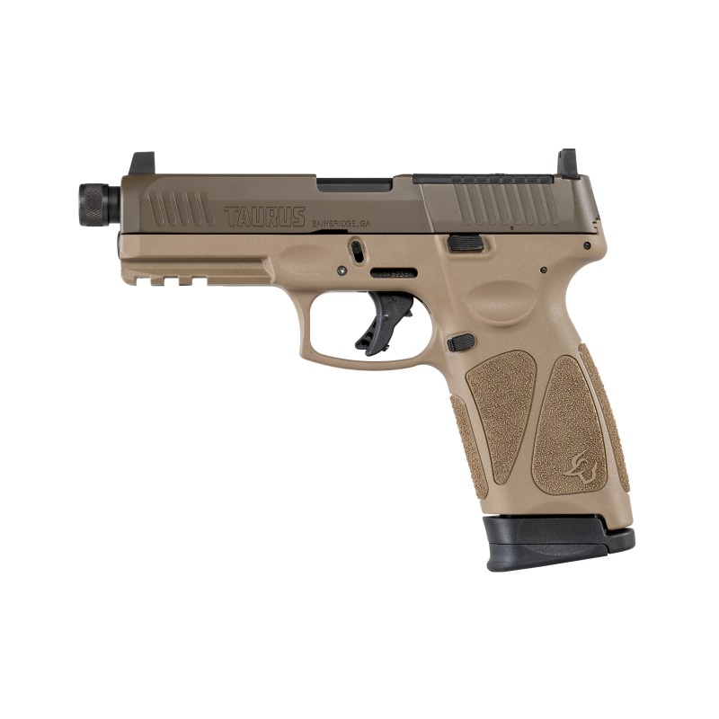 PISTOLET TAURUS G3 TACTICAL FDE -Cal: 9X19 - canon: 4,5" - filetage 1/2x28unf