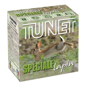 Cartouches TUNET SPECIAL LAPIN Cal 12/70 - PLOMBS N°6 1/2 / 7 3/4 -  Piston