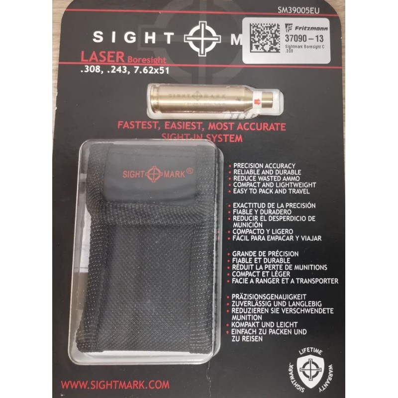 Douille laser SIGHTMARK - Calibre .308, .243, 7.62x51 / Boresight