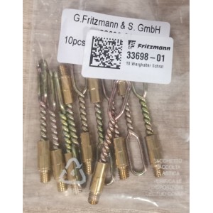 Tire chiffon FRITZMANN - Filetage mâle M5x0,75 - Calibre .38, .45, 20 GA, 410 GA - Réf 33698-01
