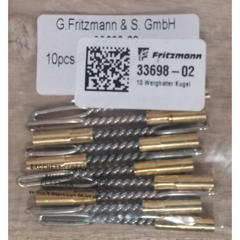 Tire chiffon FRITZMANN - Filetage femelle M3 - Calibre .17, .20, .22, .223, .25 Cal - Réf 33698-02