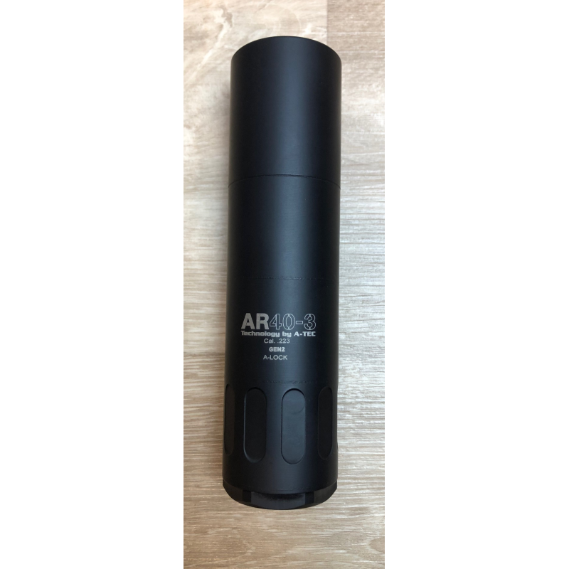 MODERATEUR DE SON / SILENCIEUX - A-TEC AR40-3 Cal .223 - A-LOCK