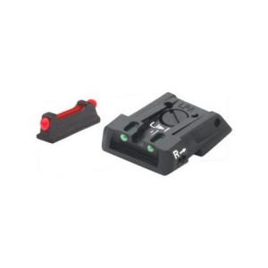 Hausse réglable et guidon pour WALTHER PPQ Q5 Match avec fibre optique - LPA SIGHTS