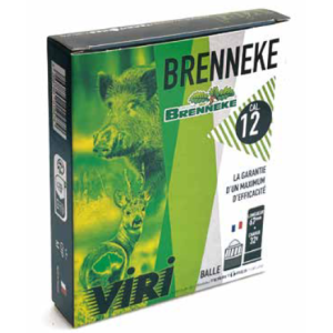 Cartouches VIRI BRENNEKE Cal. 12/67 - 32 Gr - Boite de 10