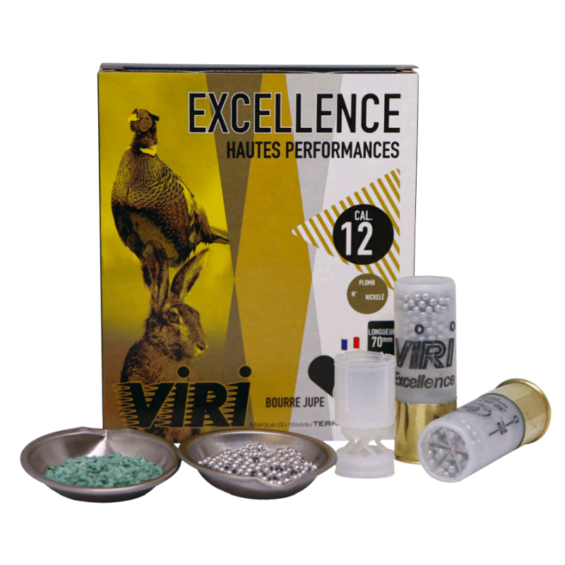 CARTOUCHES VIRI - EXCELLENCE - 12/70 - BJ - 36Gr - x10