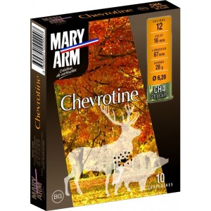 CARTOUCHES CHEVROTINE MARY ARM - CAL: 12/67 -  9 GRAINS - BG - X10