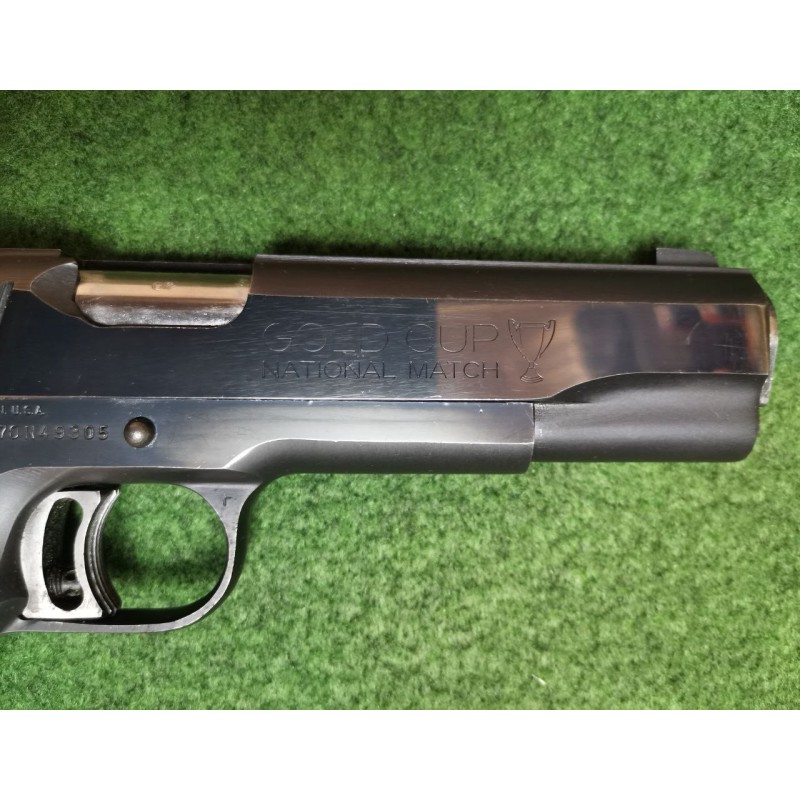 Pistolet COLT MK IV SÉRIES 70 Gold Cup National Match - Calibre .45 ACP (Occasion bon état)
