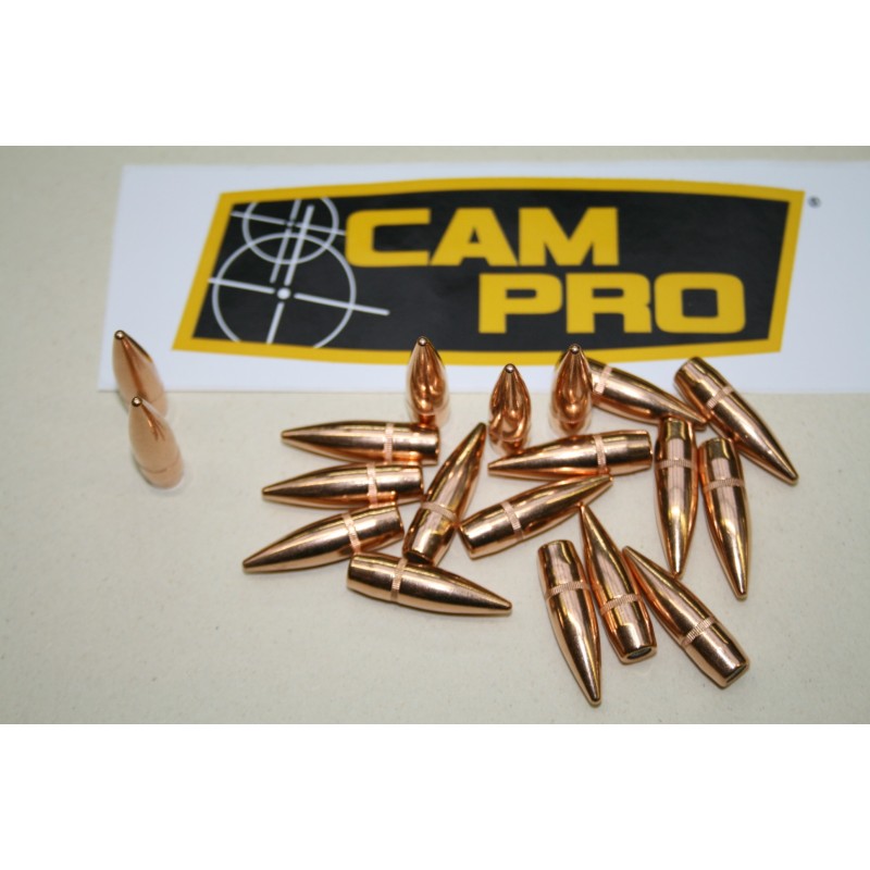 OGIVES Cuivré CAM PRO Cal:.30 FMJ/BT - Diam:.308" - 147gr