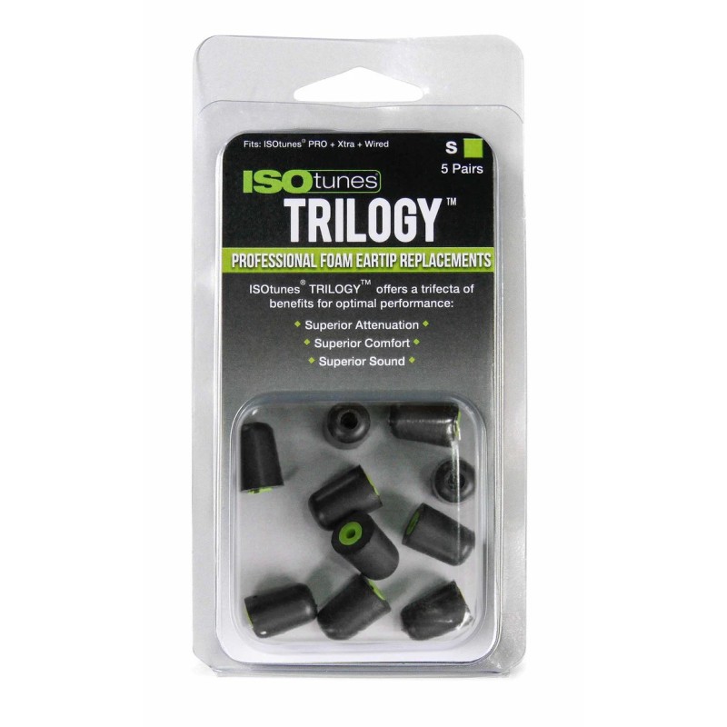 IsoTunes TRILOGY Bouchons en mousse de remplacement - LONG (pack de 5
