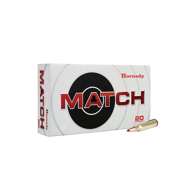 CARTOUCHES HORNADY BTHP MATCH - CAL: 308 WINCHESTER - 178 GR - par 20