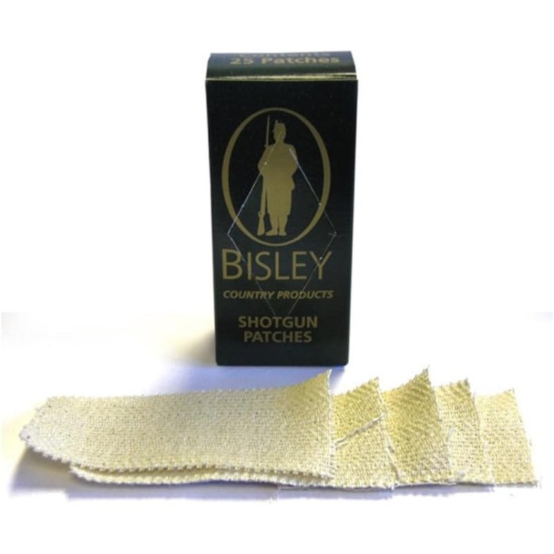 Patches de nettoyage BISLEY SHOTGUN PATCHES - Poudre noire - Boite de 25