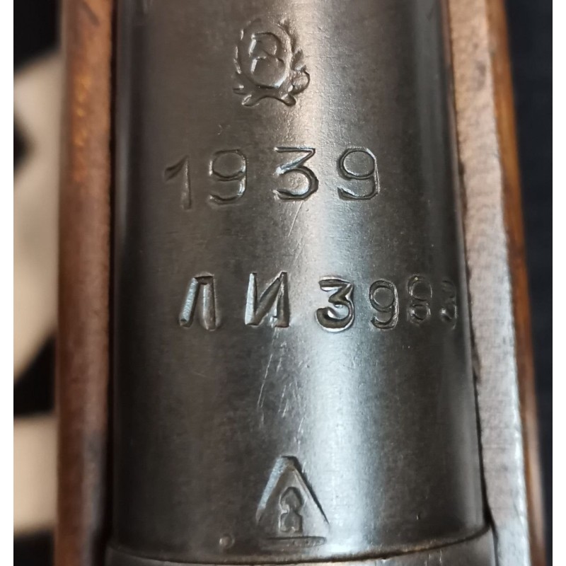 MOSIN NAGANT 91/30 Ishevsk 1939 7,62x26R Monomatricule canon brillant