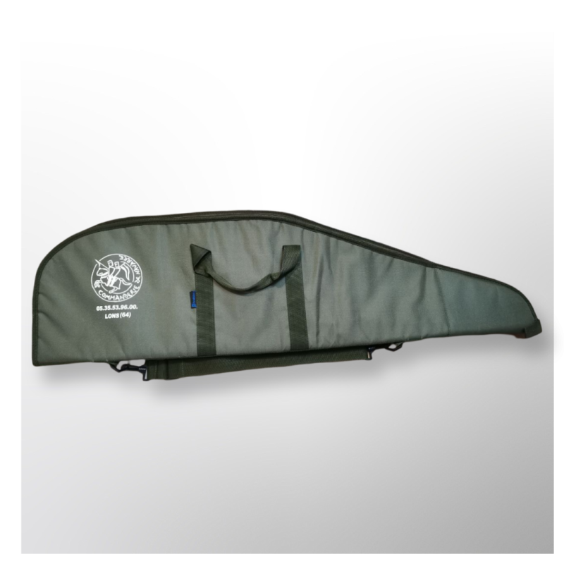Fourreau pour arme longue - Matelassée - Kaki / Vert - 120 cm - Logo Commanderie de Navarre