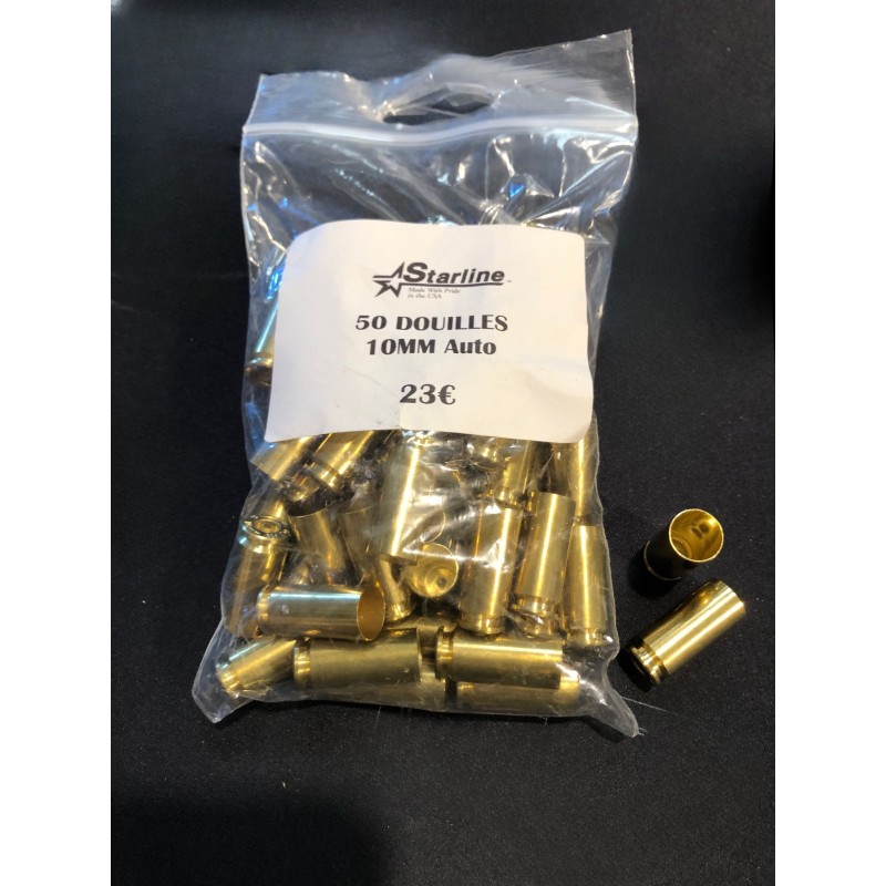 Douilles STARLINE 10mm Auto- sachet de 50 unités