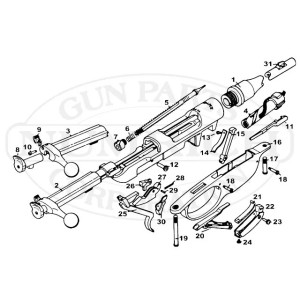 Guidon 8x50 STEYR M95 N°31