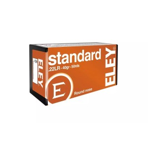 Cartouches ELEY STANDARD  - Cal: 22LR - 40gr - Boite de 50 unités