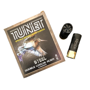 Cartouches TUNET BECASSE STEEL - Cal: 12/70 - 32gr - BJ- ACIER n°6/8 x