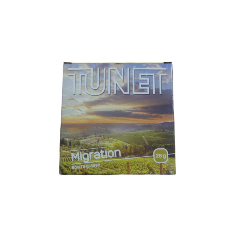 Cartouches TUNET MIGRATION - Cal.16/67 - 28 Grammes - Plombs N°8 - BJ - x25