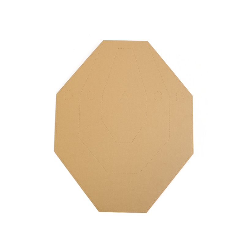 CARDBOARD IPSC CIBLES MINI TAN/WHITE