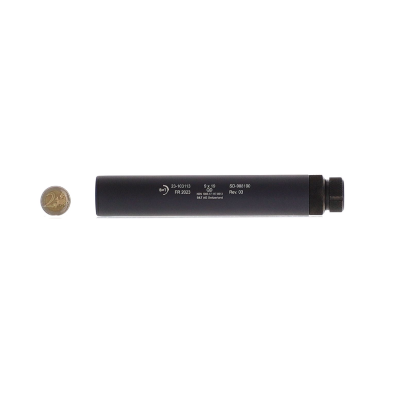 SILENCIEUX - reducteur de son - B&T - SMG/PDW/APC9/MP5/MP5K - Quick Disconnect - Cal 9mm