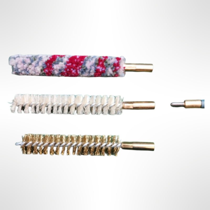 Kit de nettoyage MEGALINE pour arme courte calibre 9mm - Baguette + 3 écouvillons