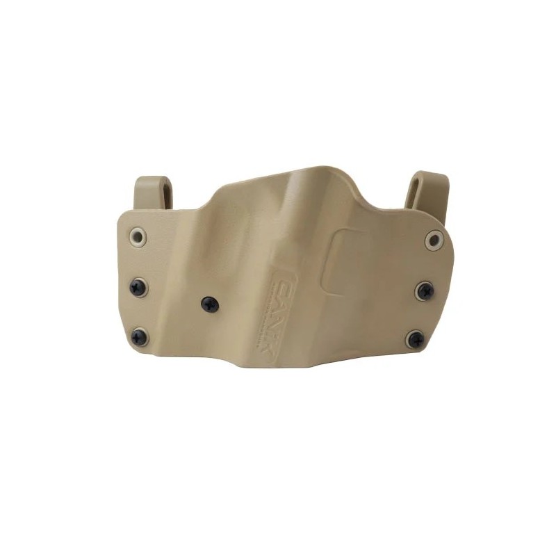 Holster polymer couleur TAN, droitier, pour CANIK TP9 - Adapté à tous les TP9 de taille standard