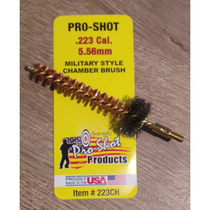 Brosse de chambre PRO-SHOT Cal. 223 Rem - 5.56mm