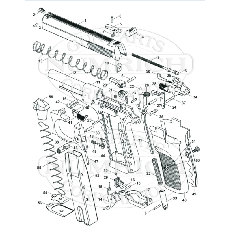 CZ83 ENSEMBLE DETENTE ( TRIGGER ) CZ-14-15-16-17