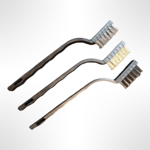 KIT de 3 brosses - Nylon / Laiton / Acier