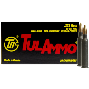 CARTOUCHE 223rem 55gr TULAMMO boite de 20