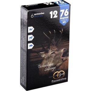 Cartouches SAUVESTRE GRAND GIBIER MAGNUM Cal: 12/76