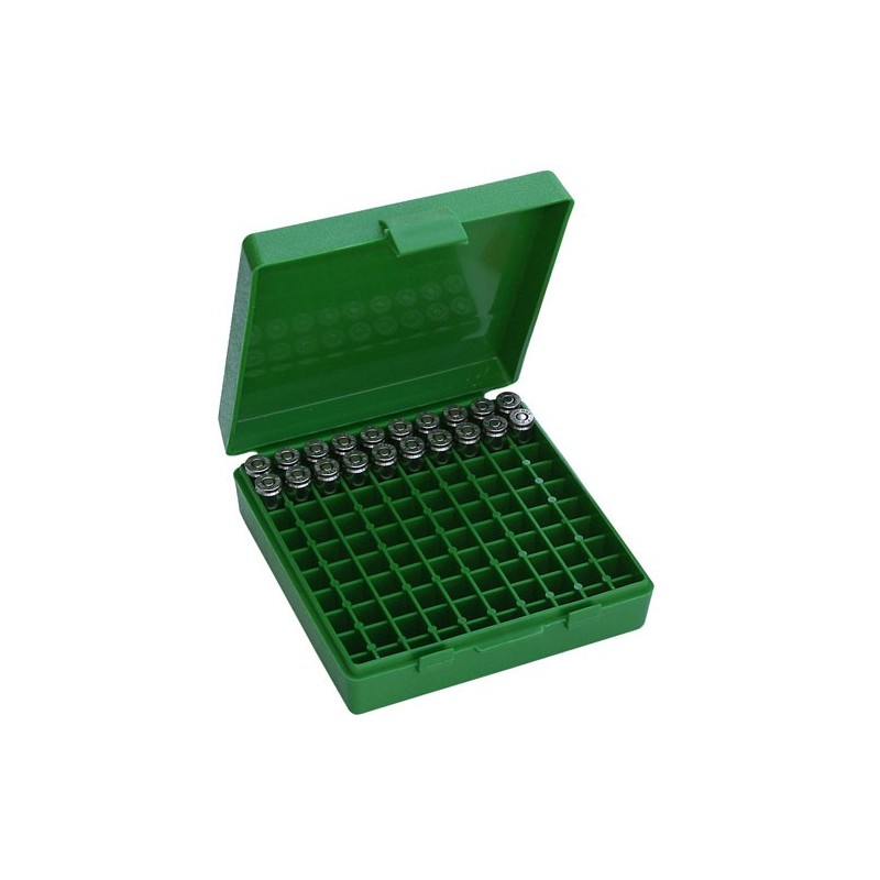 MTM P100-9 Boite à Munitions 9mm, 380 Vert