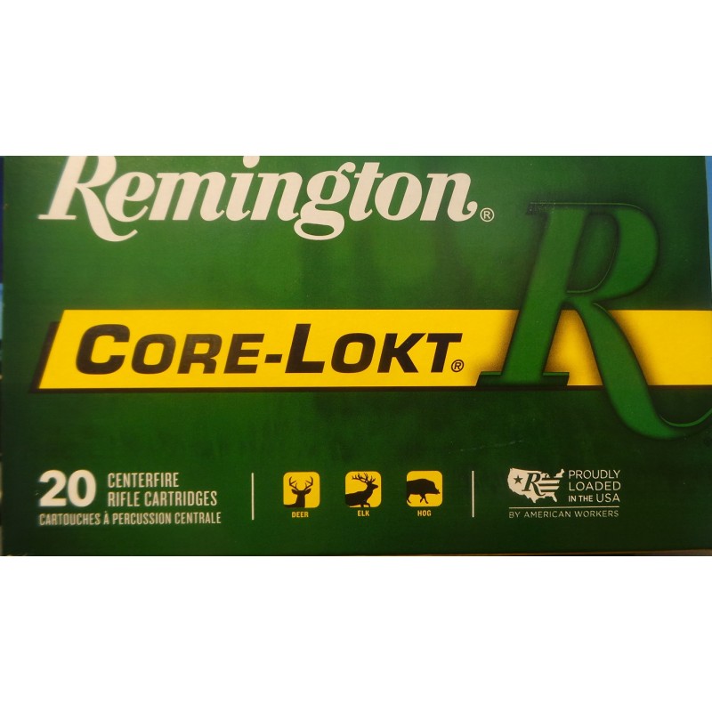 Cartouches REMINGTON Calibre 280 CORE-LOKT PSP 150grs -Boite de 20 unités20