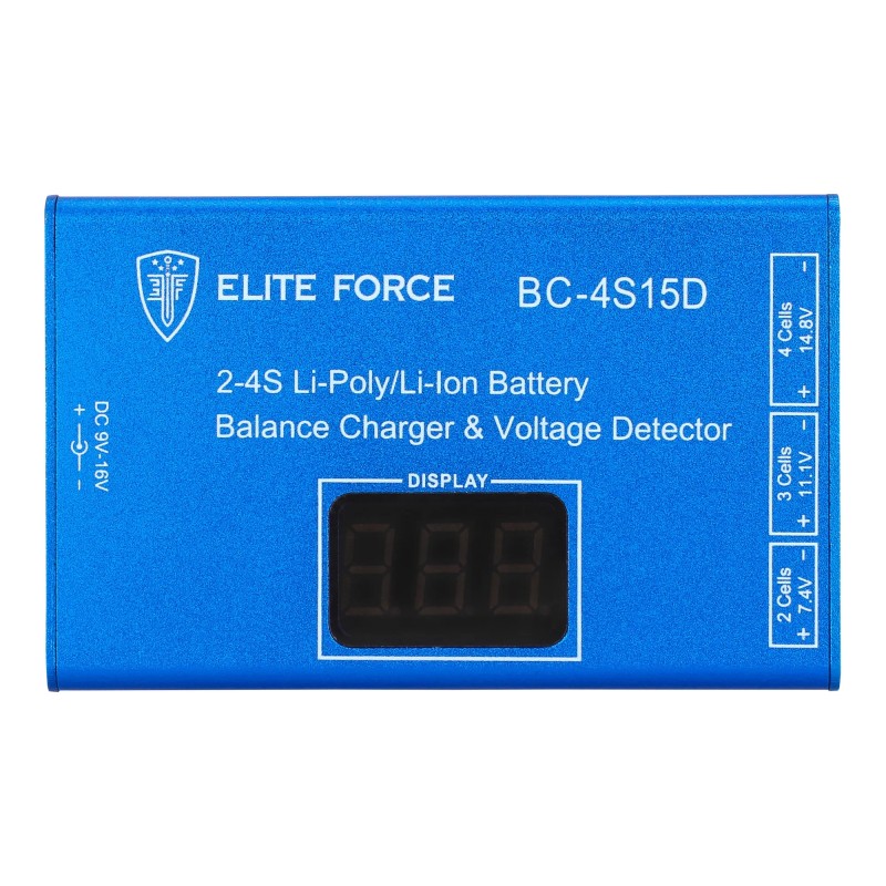 CHARGEUR POUR BATTERIE LIPO ELITE FORCE 7.4A 14.8V 2-4S