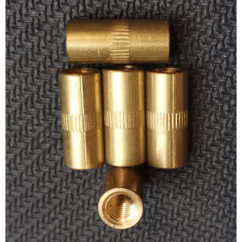 Adaptateur laiton pour tige de nettoyage - M5 femelle / M5 femelle