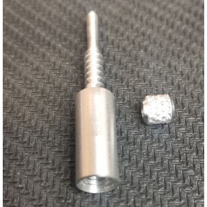 Adaptateur VFG pour tige de nettoyage Suisse (filetage M5 femelle) - Calibre 7mm à .45 -  Réf 66805