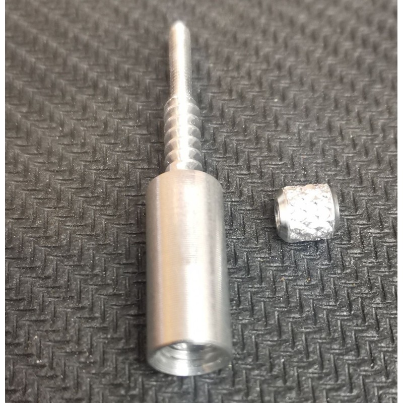 Adaptateur VFG pour tige de nettoyage Suisse (filetage M5 femelle) - Calibre 7mm à .45 -  Réf 66805