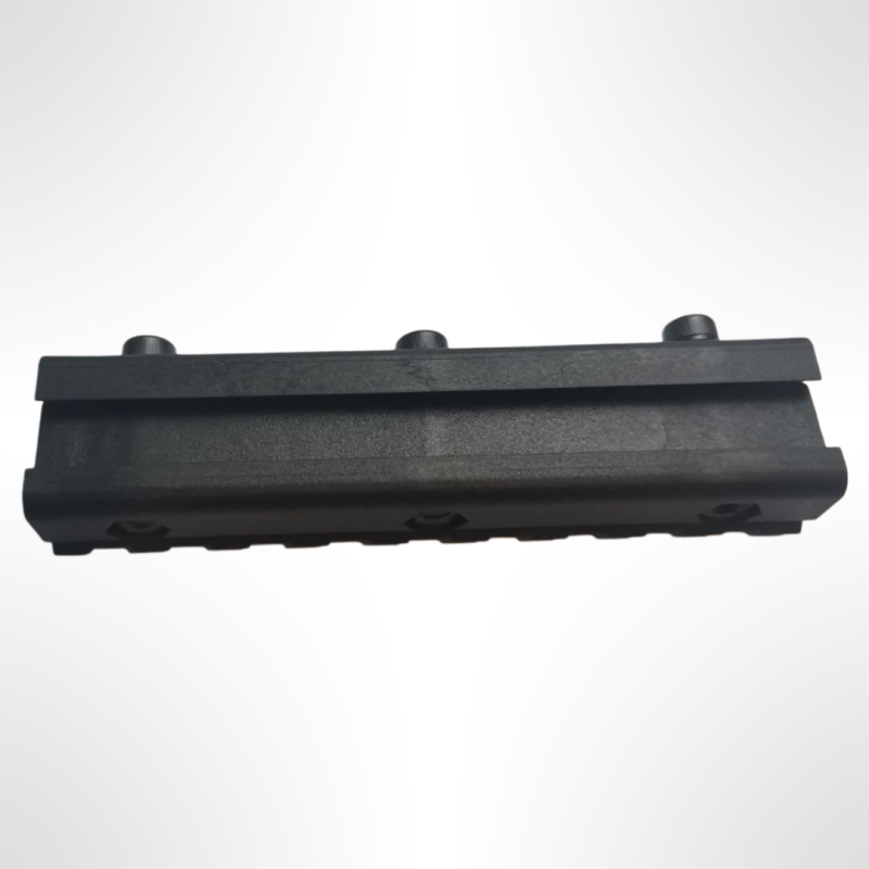 Adaptateur rail 11mm vers Picatinny - Longueur 9,5 cm - Polymère haute densité