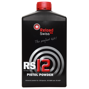Poudre RELOAD SWISS RS12 (bidon de 500 gr)