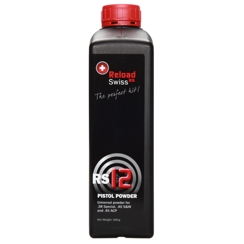Poudre RELOAD SWISS RS12 (bidon de 500 gr)