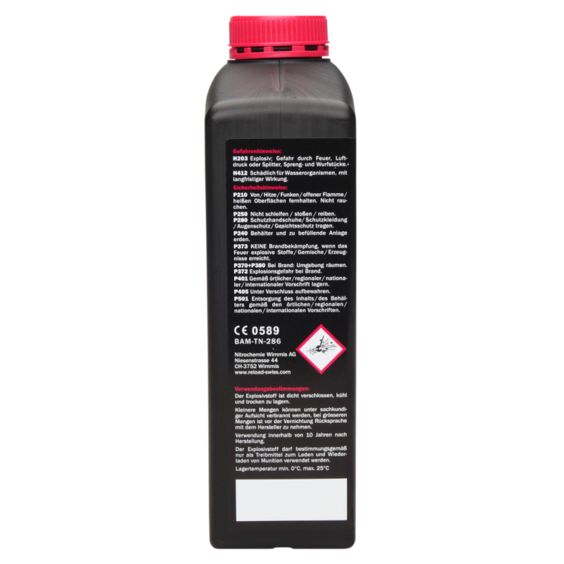 Poudre RELOAD SWISS RS60 (bidon de 1kg)