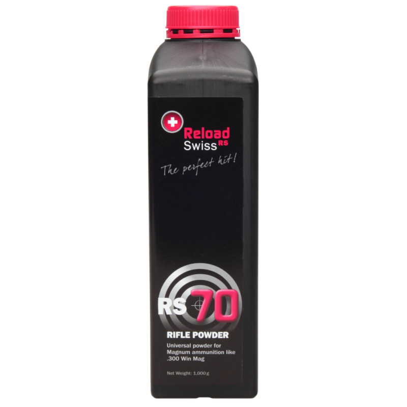 Poudre RELOAD SWISS RS70 (bidon de 1kg)