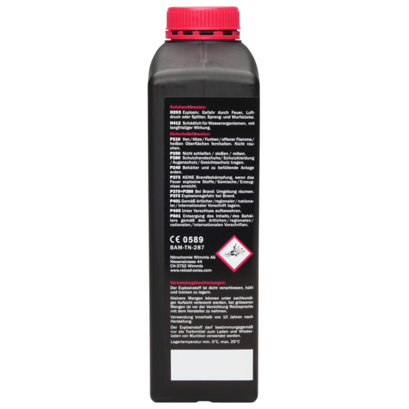 Poudre RELOAD SWISS RS70 (bidon de 1kg)