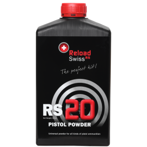  Poudre RELOAD SWISS RS20 (bidon de 500 gr)