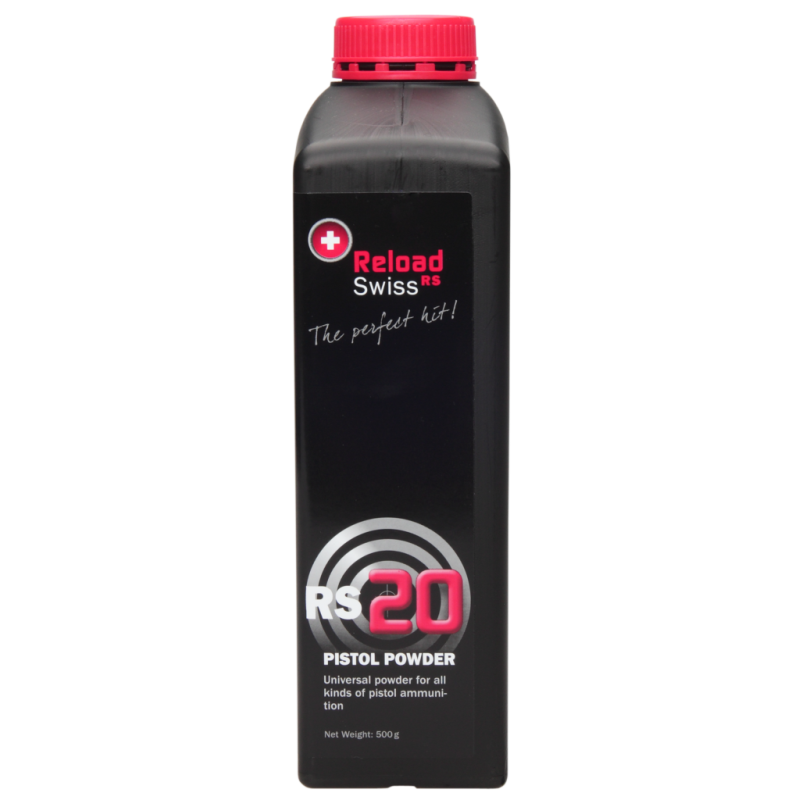  Poudre RELOAD SWISS RS20 (bidon de 500 gr)