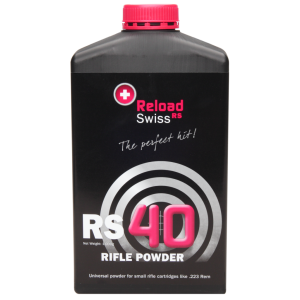  Poudre RELOAD SWISS RS40 (bidon de 1kg)