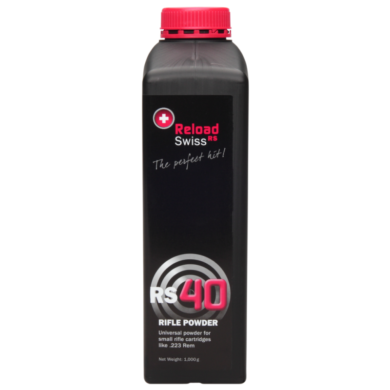  Poudre RELOAD SWISS RS40 (bidon de 1kg)