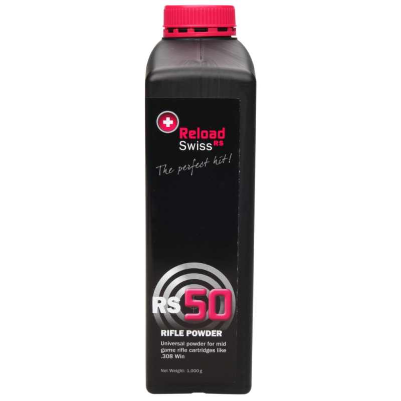 Poudre RELOAD SWISS RS50 (bidon de 1kg)