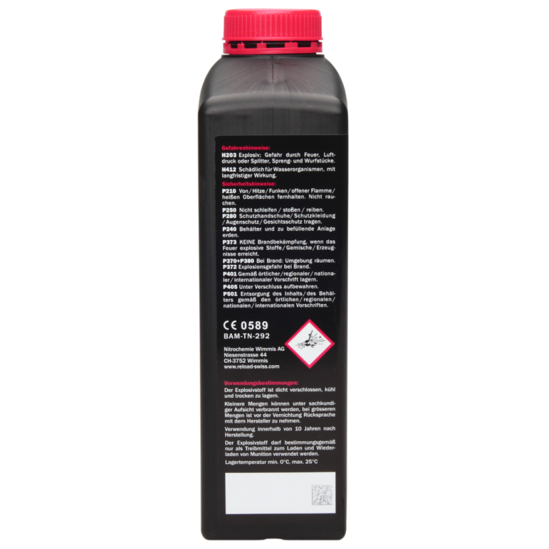  Poudre RELOAD SWISS RS80 (bidon de 1kg)
