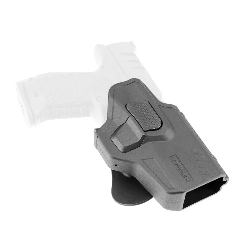 HOLSTER PADDLE POLYMERE 360° POUR WALTHER PDP RETENTION BOUTON